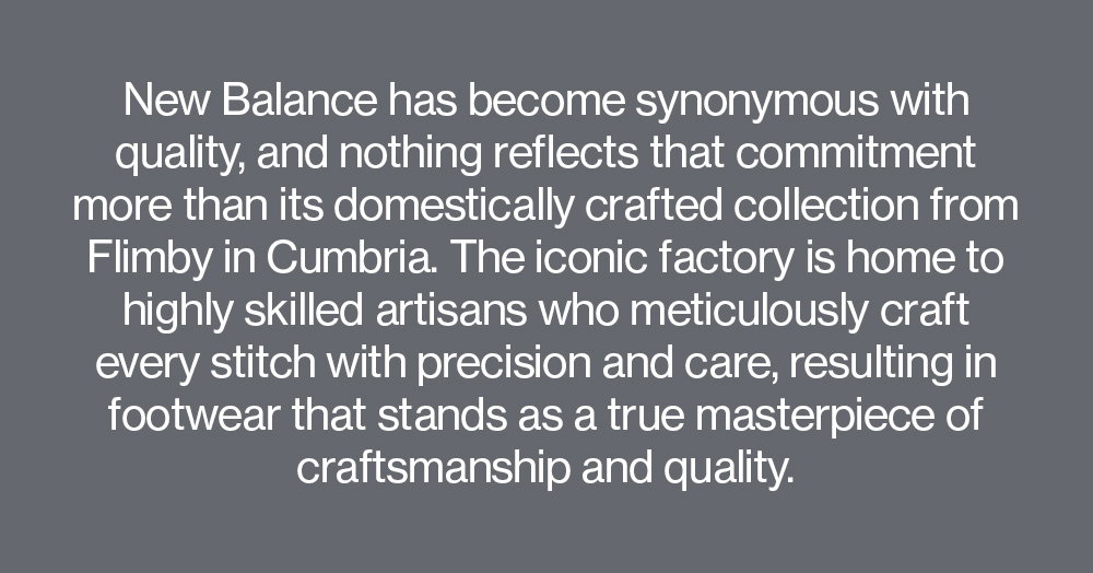 New Balance: Made in UK