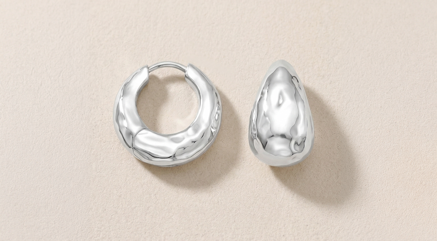 Chunky Tapered Nomad Hoops