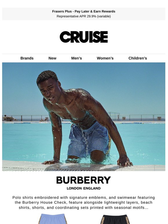 Burberry - Beach Shirts, Shorts, And Coordinating Sets
