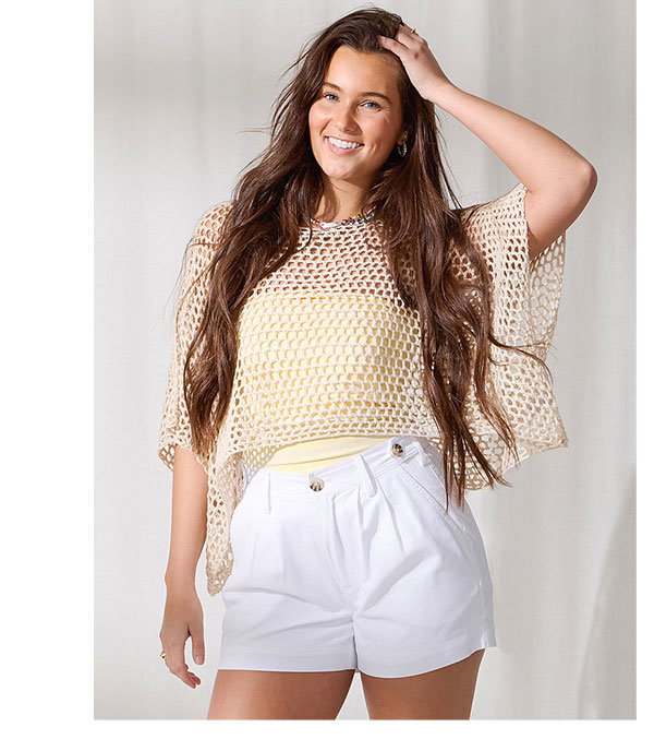 Pleated Trouser Short