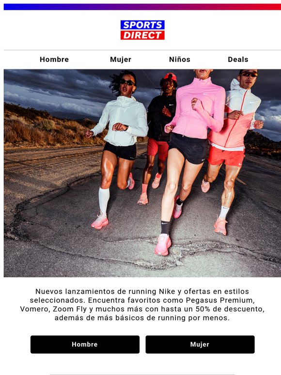 Hasta -50% en equipamiento de running Nike 🏃