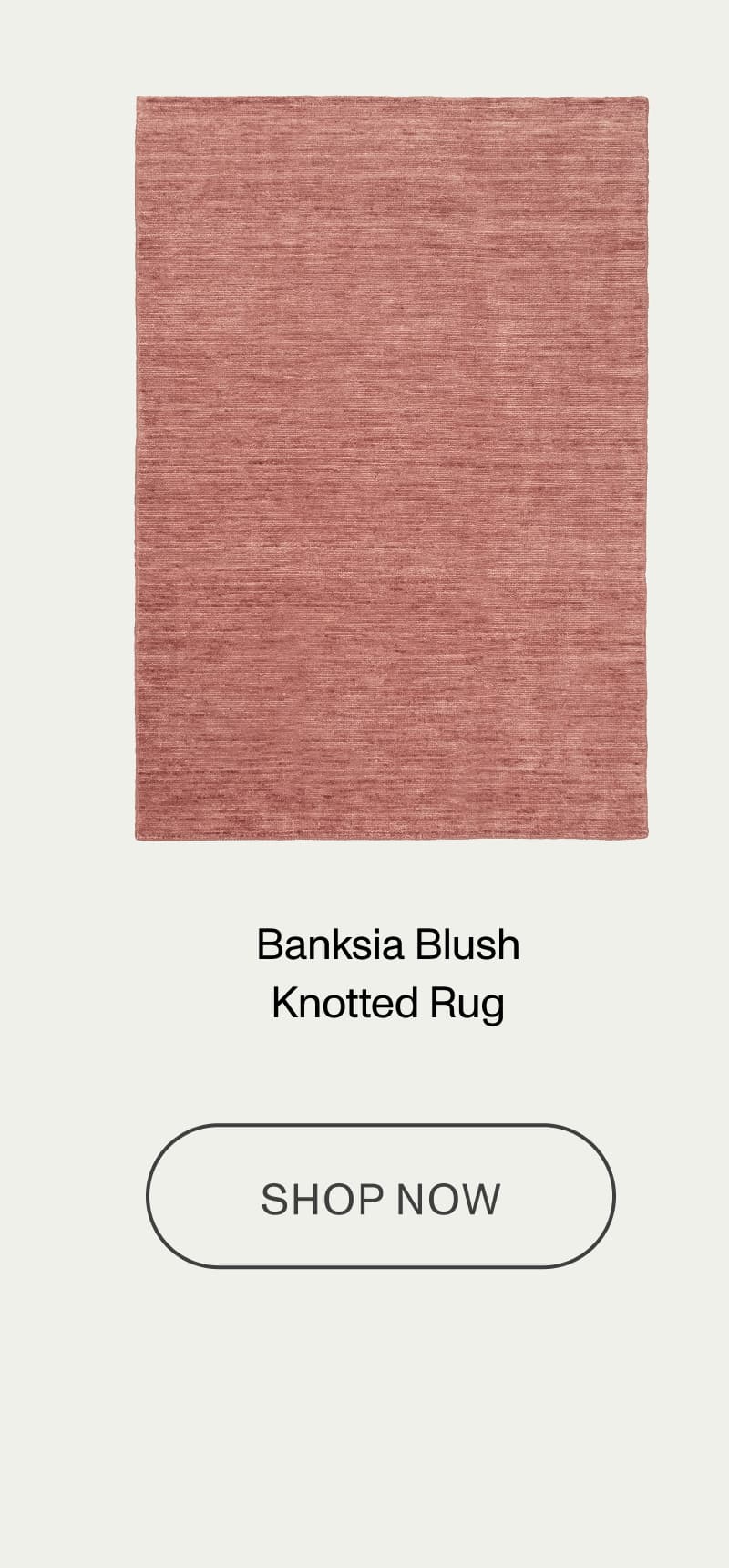 Banksia Blush Knotted Rug