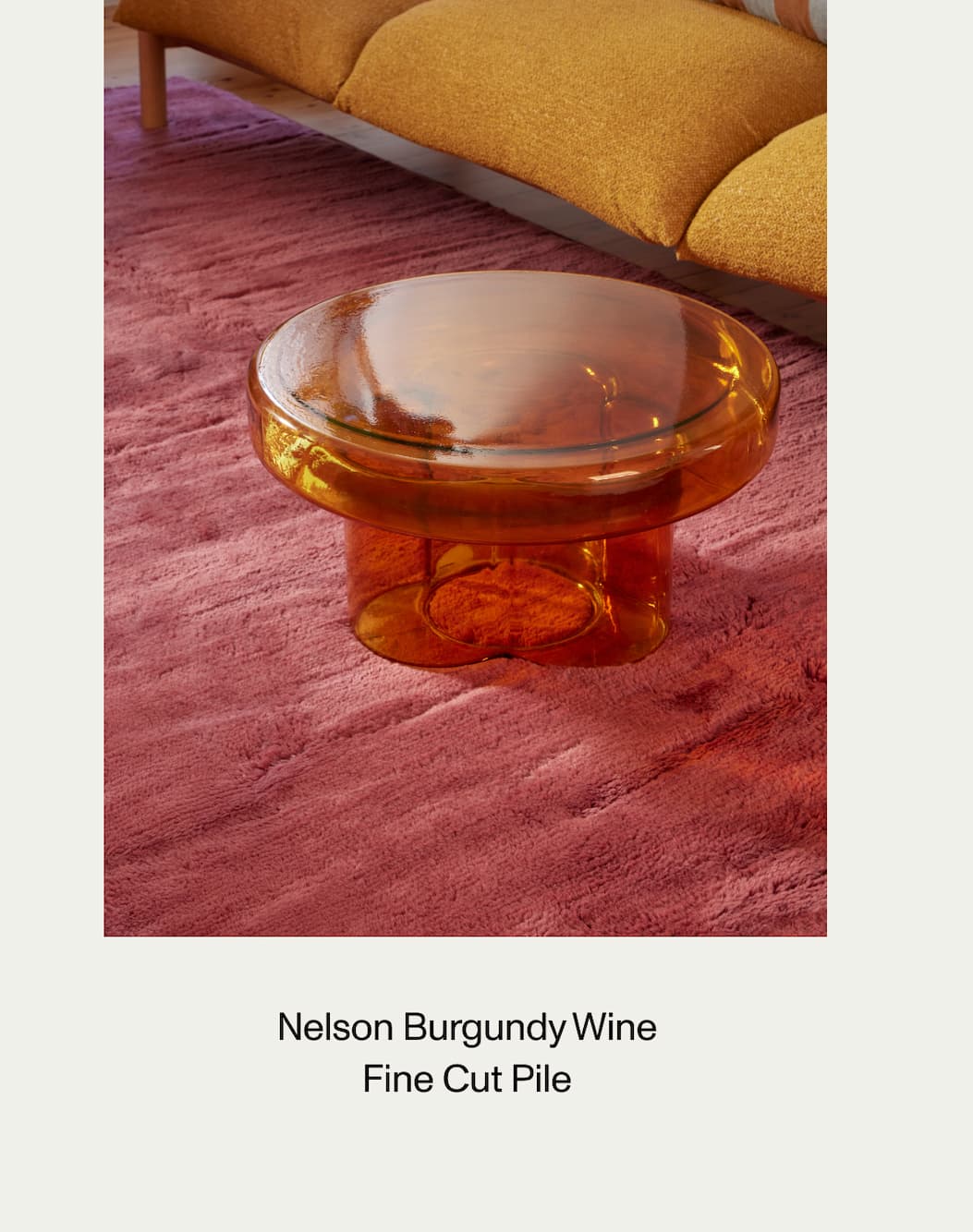 Nelson Burgundy Wine Fine Cut Pile