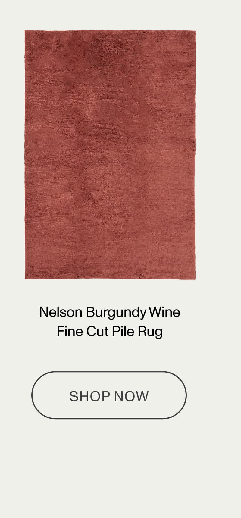 Nelson Burgundy Wine Fine Cut Pile
