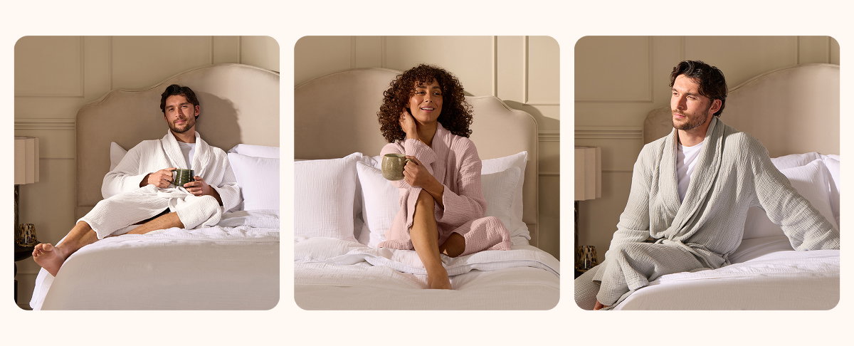 Soft muslin robes