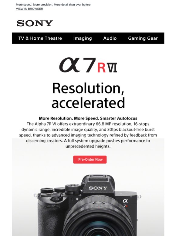 See Every Detail With The NEW Alpha 7R VI