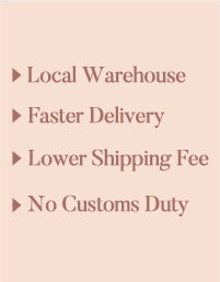 Local Warehouse Faster Delivery Lower Shipping Fee No Customs Duty