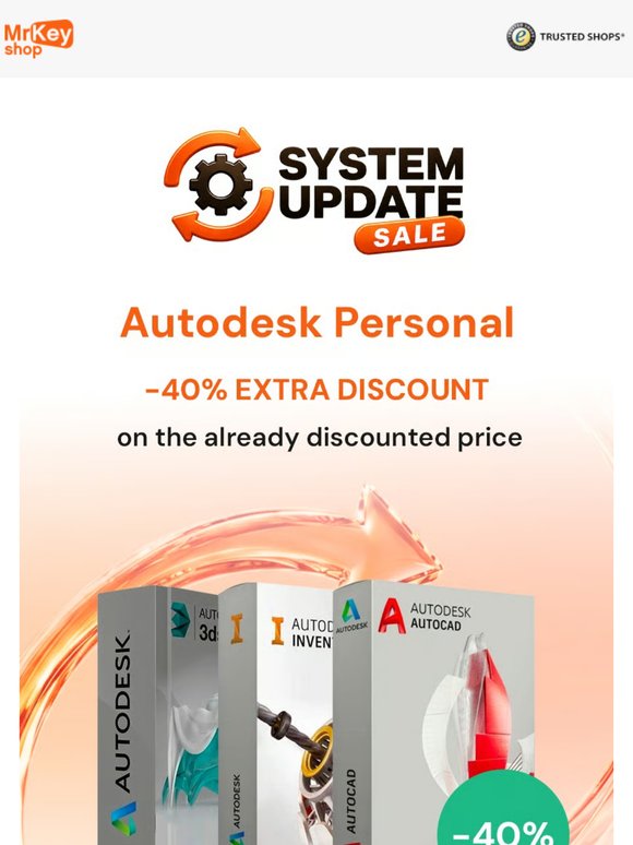 40% Off Autodesk Personal Today
