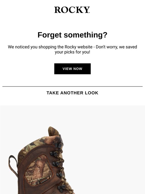 We Noticed You Shopping
