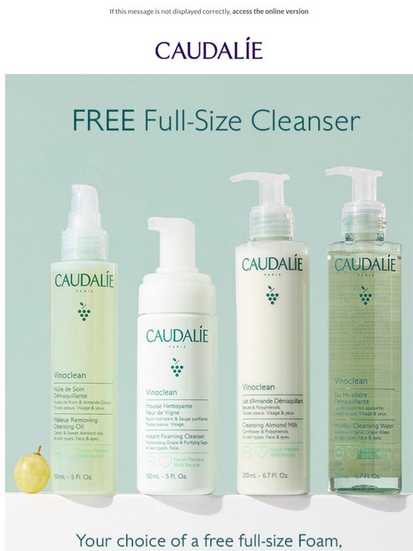 Last Chance for a Free Full-Size Cleanser!