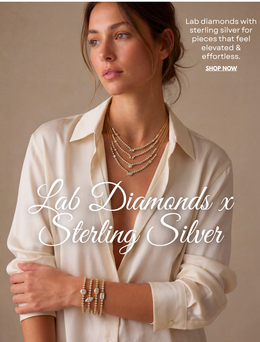 Lab Diamonds x Sterling Silver