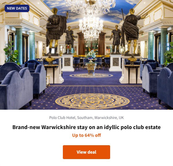Brand-new Warwickshire stay on an idyllic polo club estate