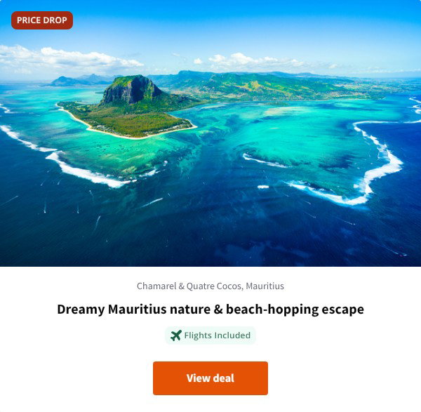 Dreamy Mauritius nature & beach-hopping escape