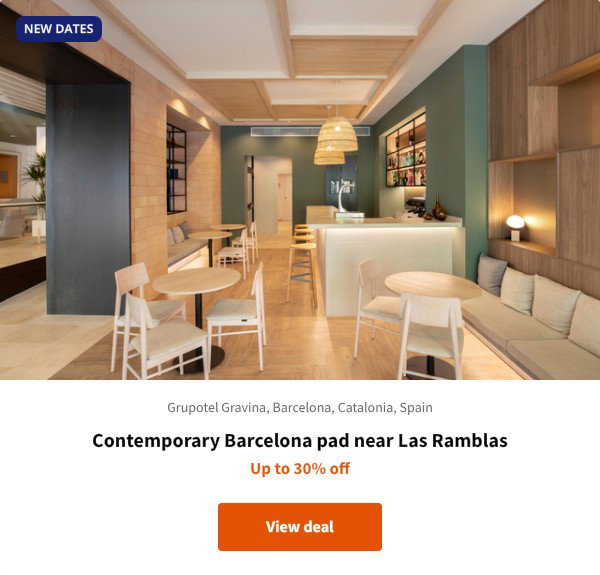 Contemporary Barcelona pad near Las Ramblas