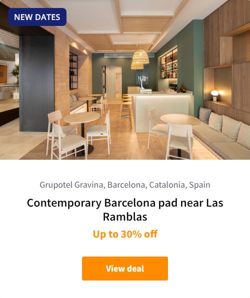 Contemporary Barcelona pad near Las Ramblas