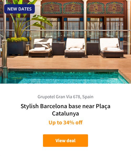 Stylish Barcelona base near Plaça Catalunya
