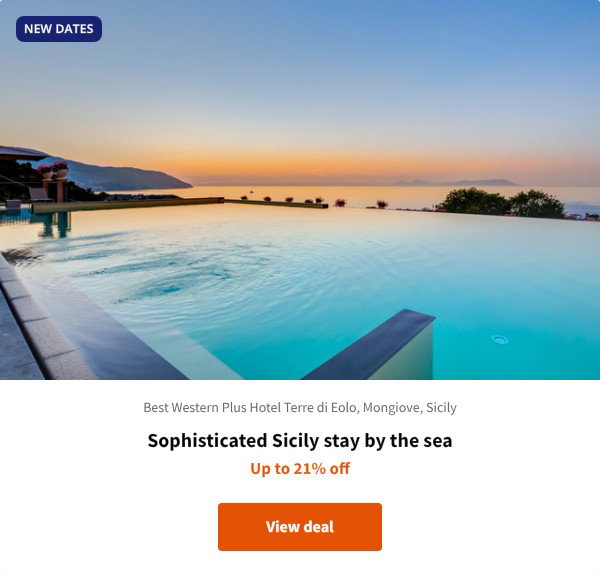 Sophisticated Sicily stay by the sea