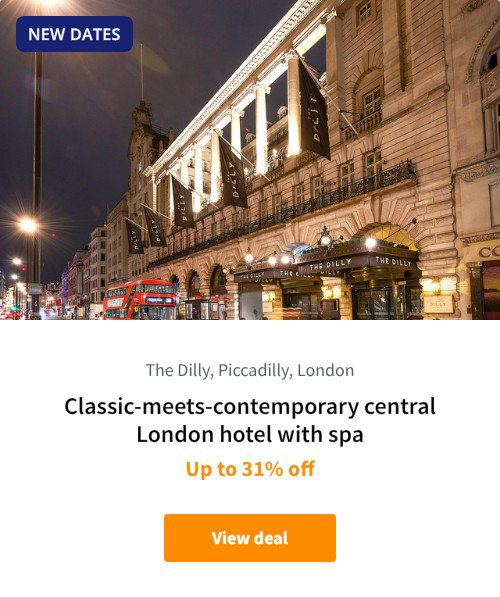 Classic-meets-contemporary central London hotel with spa