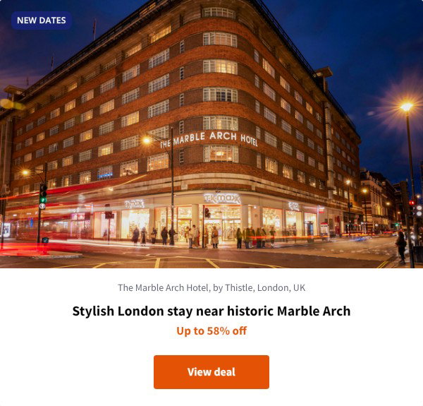 Stylish London stay near historic Marble Arch