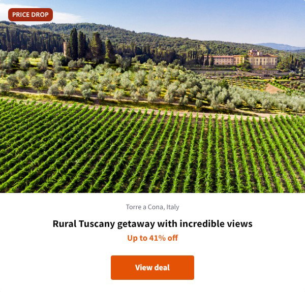 Rural Tuscany getaway with incredible views
