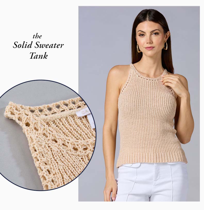 Shop the Solid Sweater Tank