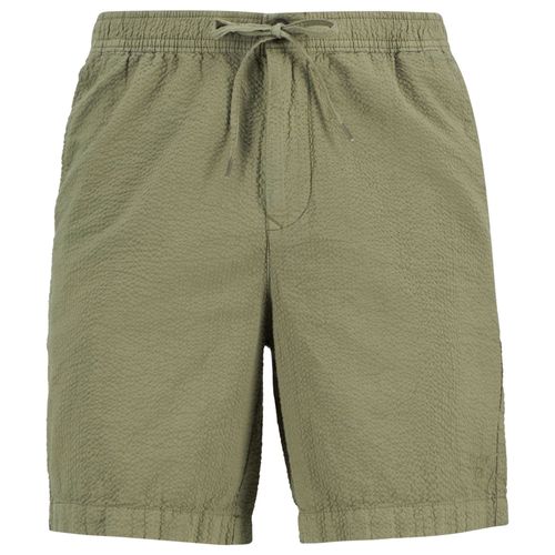 Barbour Seersucker Relaxed Shorts - Olive