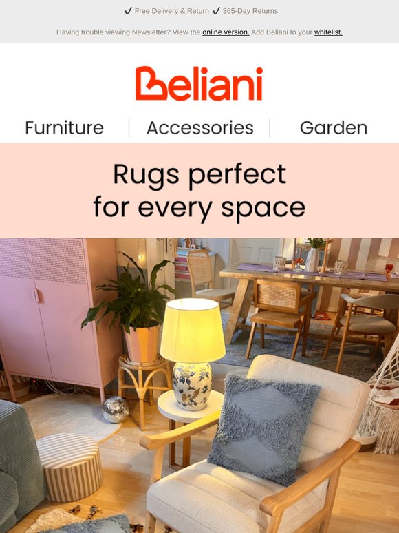 Cosy up your home with rugs for every space ✨