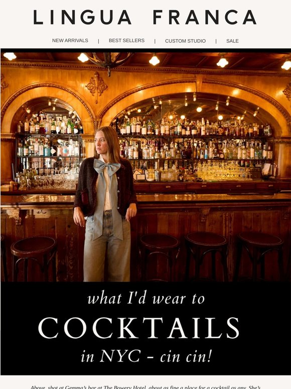 Cocktail Hour in NYC. 🍸