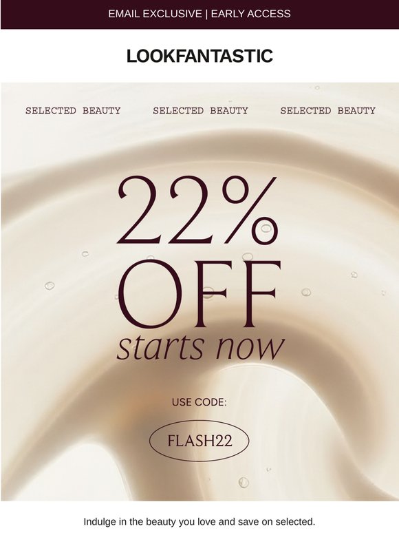 Early Access: 22% Off