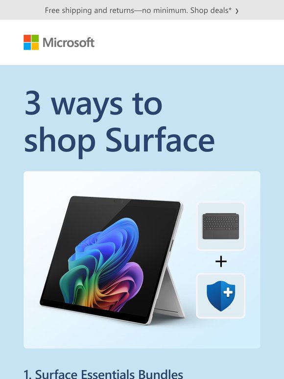 Top 3 ways to shop Surface