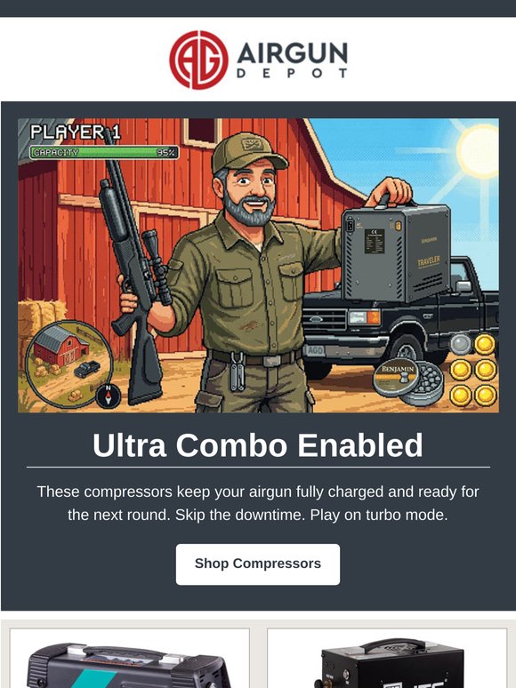 Cheat Code Unlocked: Compressors from $399