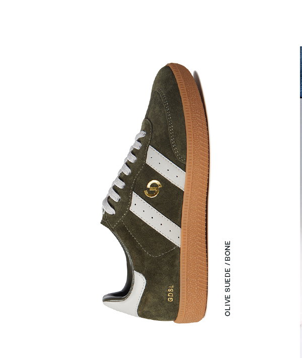 Parallel Sneaker - Olive Suede/Bone Leather