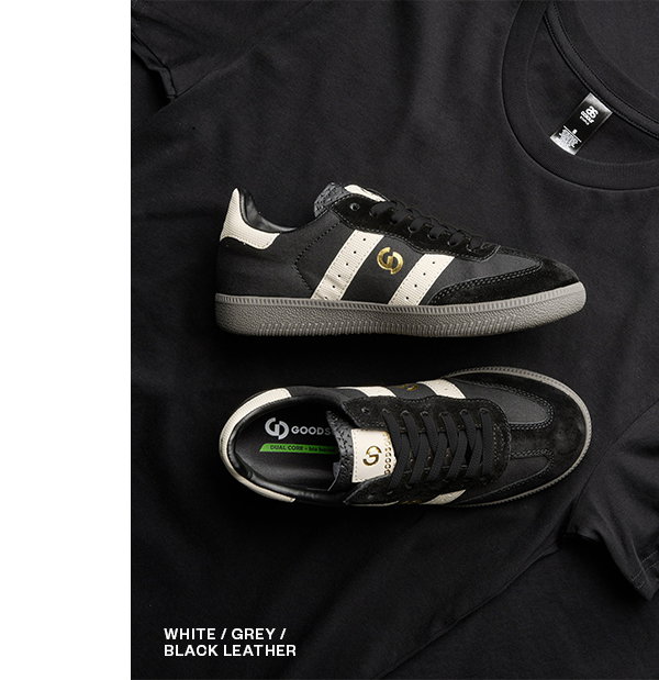 Parallel Sneaker - Black/White Leather