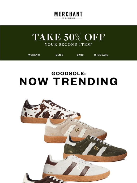 Now Trending: Goodsole Sneakers