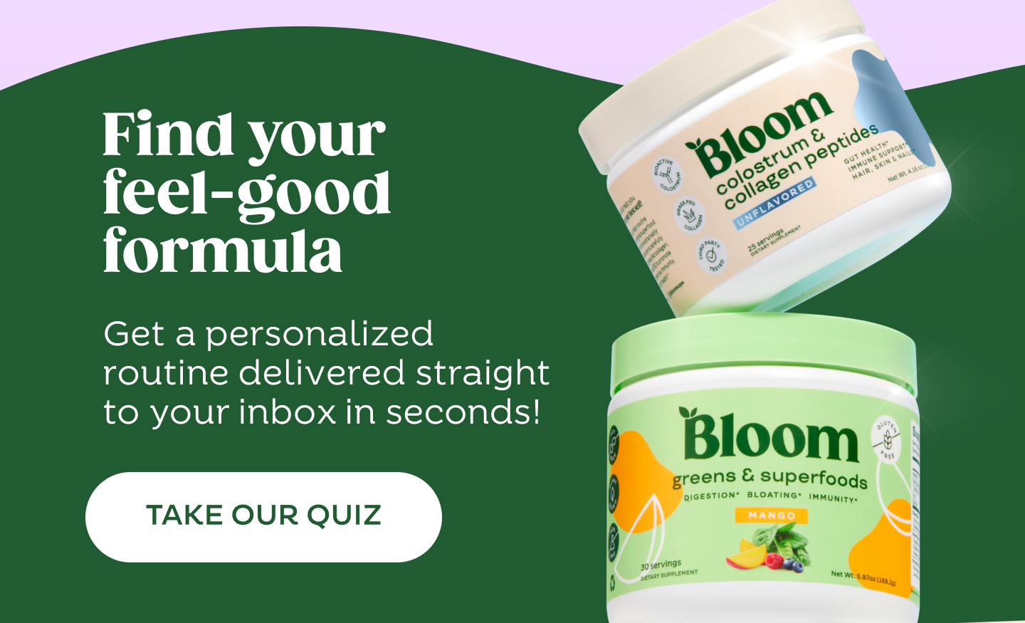 Take our quiz for a personalized routine