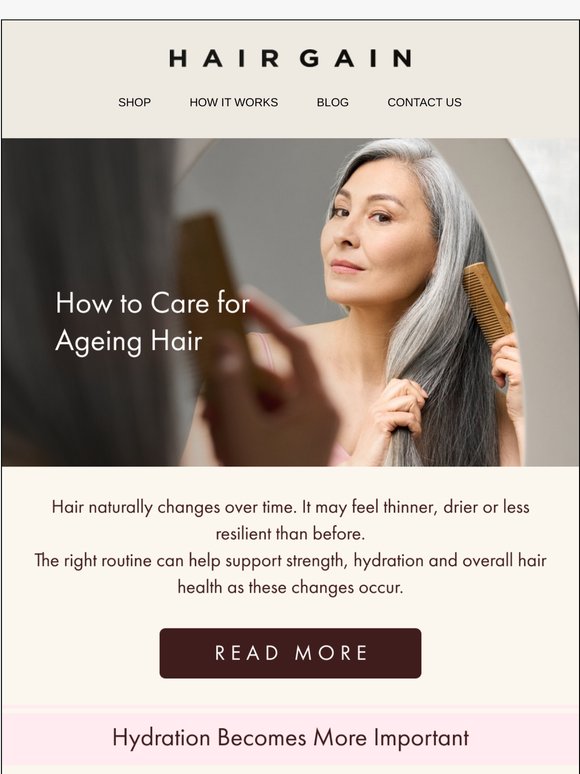 How to Care for Ageing Hair!