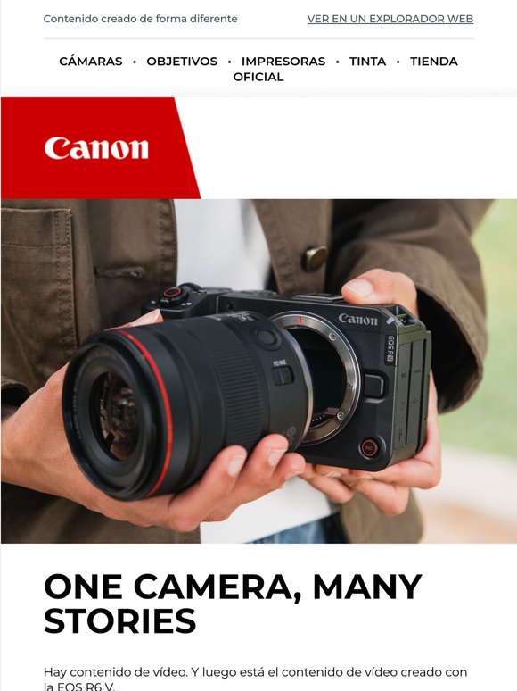 Presentamos la EOS R6 V