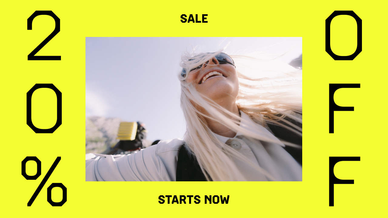 20% OFF SALE STARTS NOW