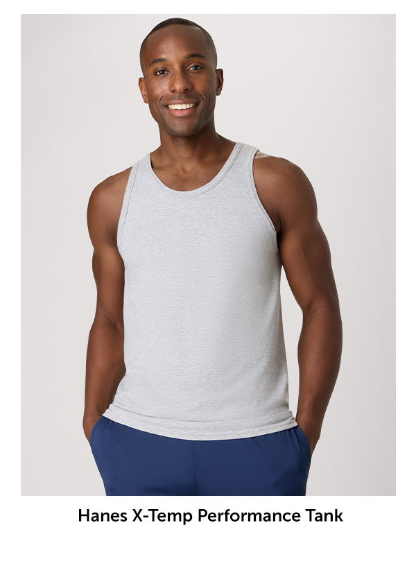 Hanes X-Temp Men's Performance Tank Top, 2-Pack
