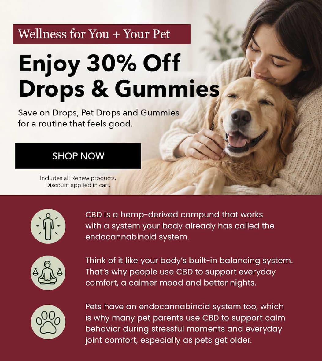 30% Off All Gummies and Drops
