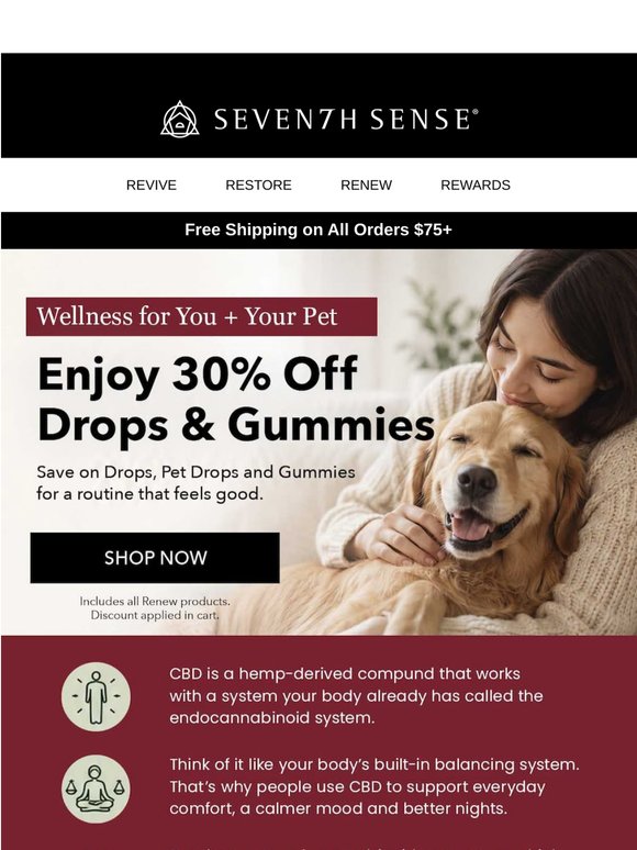 Don't Miss Out! 30% Off Tinctures & Gummies 🐾🧘‍♀️