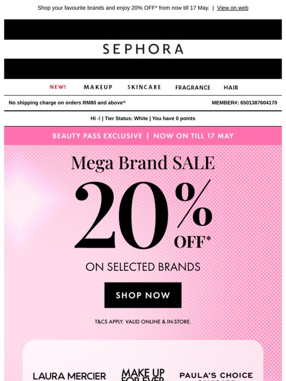 It’s ON: Mega Brand Sale has begun! 🔥