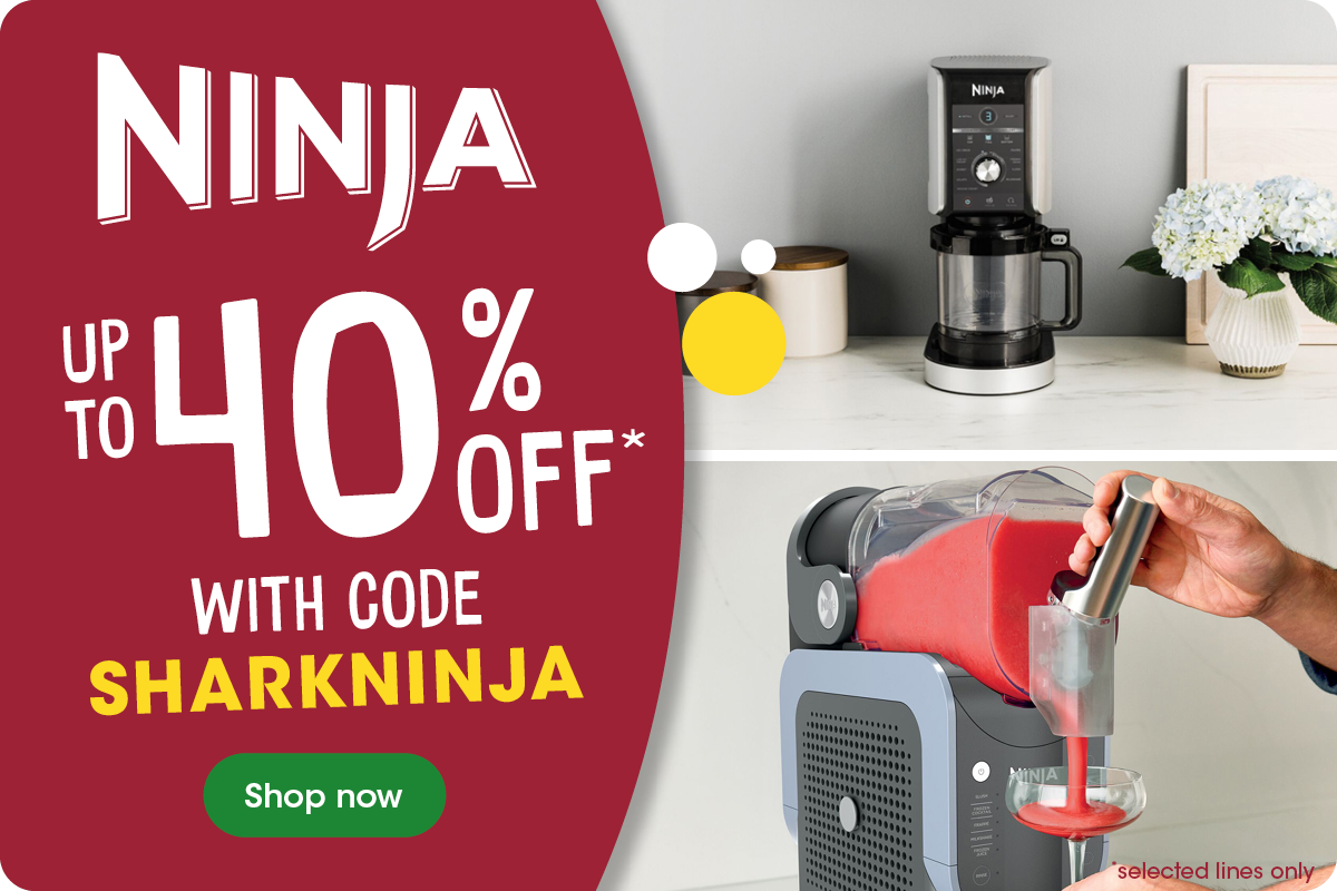 Up to 40% off with code SHARKNINJA