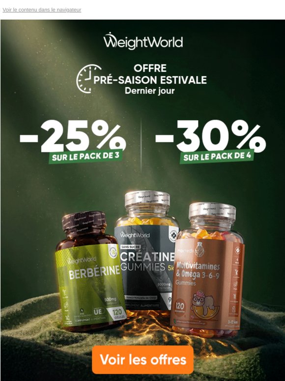 🚨Dernier jour pour des remises jusqu'à -30% sur tout