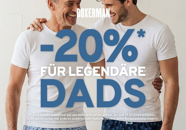 Boxershorts im Hintergrund mit großem Text "-15%* Rabatt auf alles"