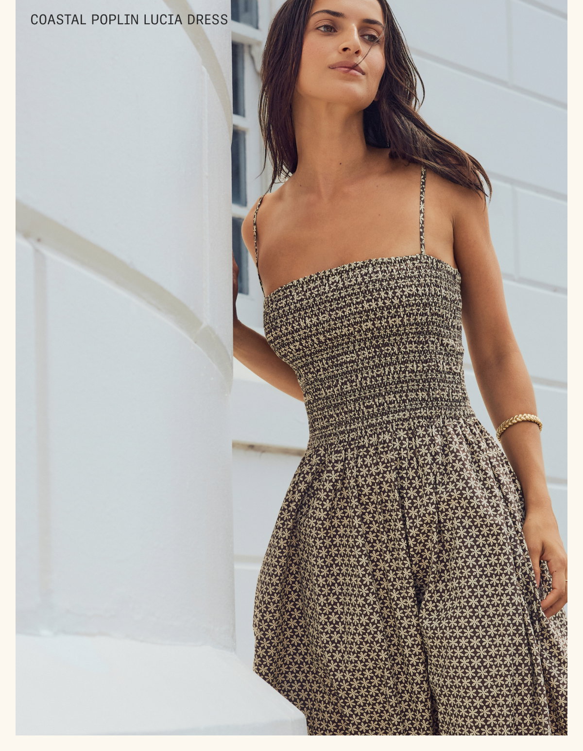 Coastal Poplin Lucia Dress