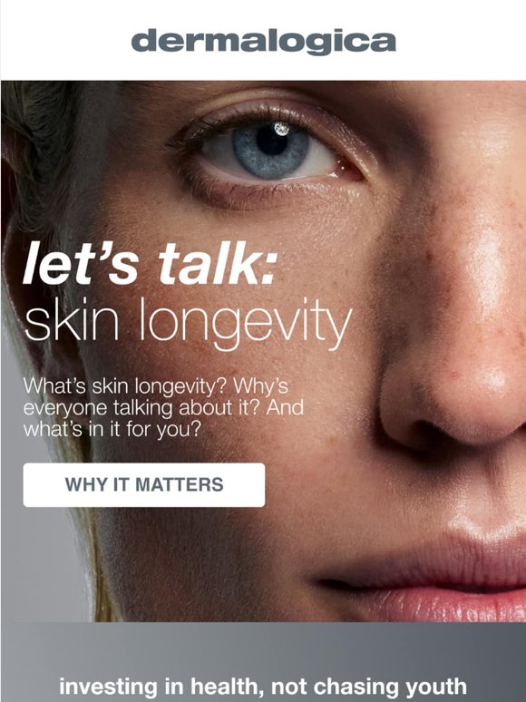 Let’s Talk: Skin Longevity