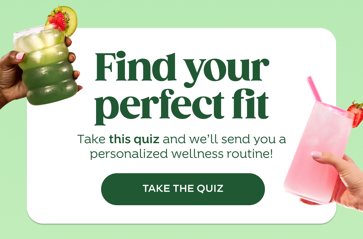 Take our product quiz