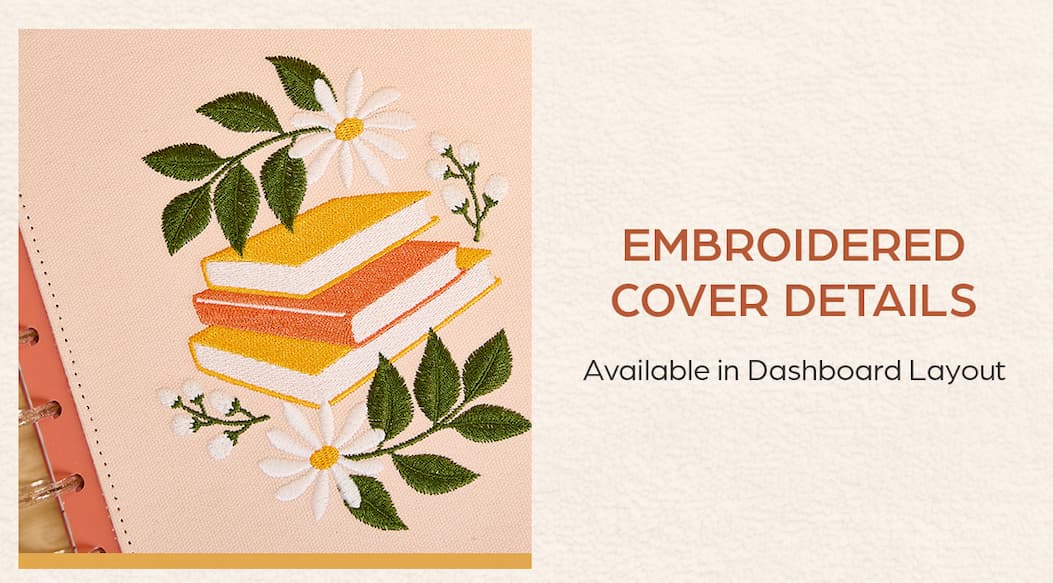 Embroidered Cover Details