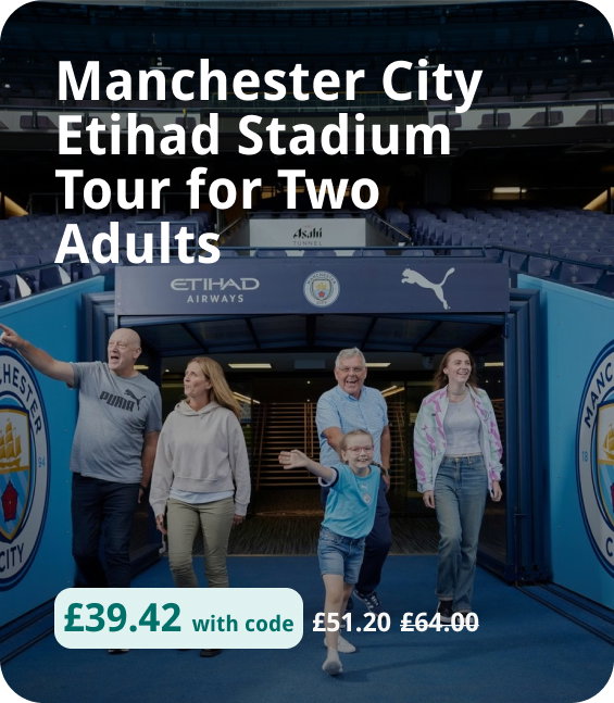 Manchester City Etihad Stadium Tour for Two Adults